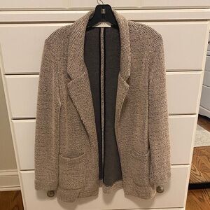 Beige Knit Blazer Cardigan - ASTR the Label XS